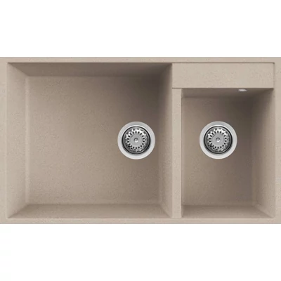 Elleci Quadra 440 Undermount gránit mosogatótálca - G51 Avena
