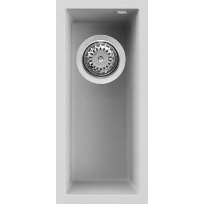 Elleci Quadra 50 Undermount gránit mosogatótálca - G68 Bianco
