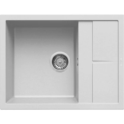 Elleci Unico 125 gránit mosogatótálca - G68 Bianco