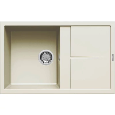 Elleci Unico 300 gránit mosogatótálca - G62 Bianco Antico