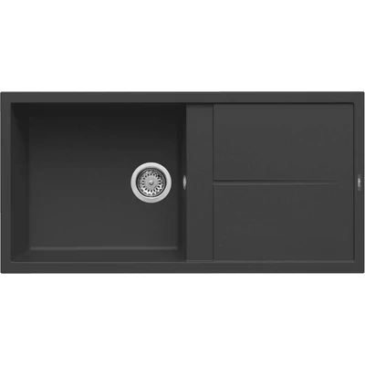 Elleci Unico 480 gránit mosogatótálca - G40 Nero