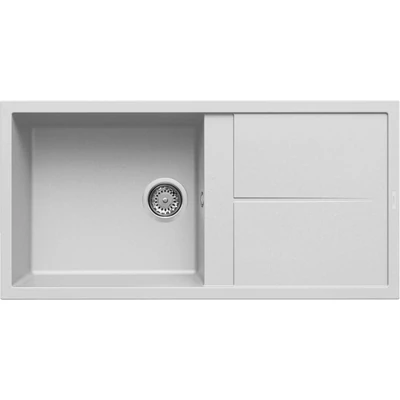 Elleci Unico 480 gránit mosogatótálca - G68 Bianco