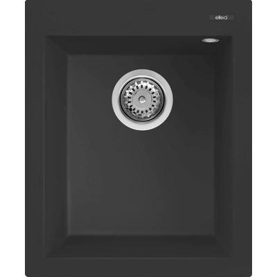 Elleci Quadra 100 gránit mosogatótálca - G40 Nero