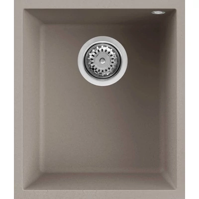 Elleci Quadra 100 Undermount gránit mosogatótálca - G43 Tortora