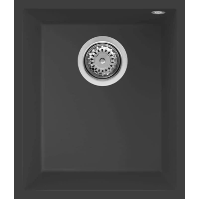 Elleci Quadra 100 Undermount gránit mosogatótálca - G59 Antracite