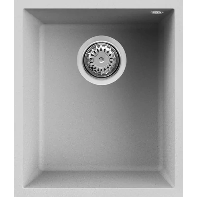 Elleci Quadra 100 Undermount gránit mosogatótálca - M79 Aluminium