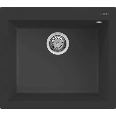 Elleci Quadra 105 gránit mosogatótálca - G40 Nero