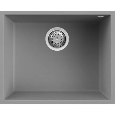 Elleci Quadra 105 Undermount gránit mosogatótálca - G48 Cemento