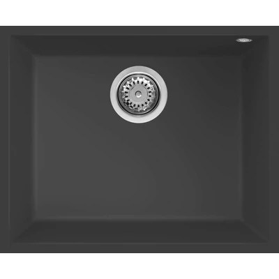 Elleci Quadra 105 Undermount gránit mosogatótálca - G59 Antracite