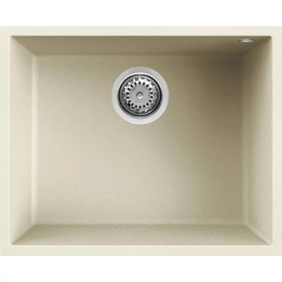 Elleci Quadra 105 Undermount gránit mosogatótálca - G62 Bianco Antico