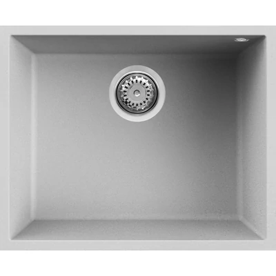 Elleci Quadra 105 Undermount gránit mosogatótálca - M79 Aluminium