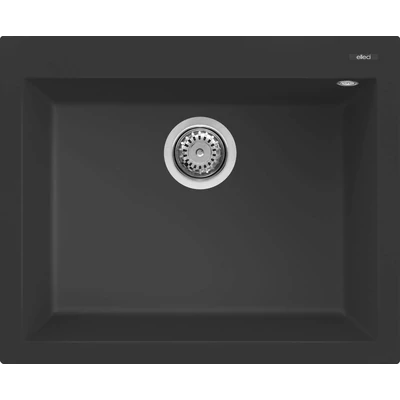 Elleci Quadra 110 gránit mosogatótálca - G40 Nero