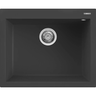 Elleci Quadra 110 gránit mosogatótálca - M70 Nero Metal