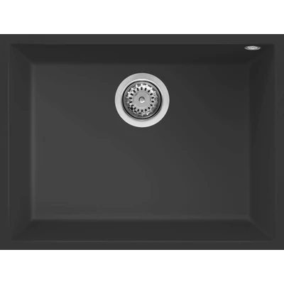 Elleci Quadra 110 Undermount gránit mosogatótálca - G40 Nero