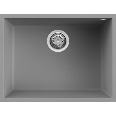 Elleci Quadra 110 Undermount gránit mosogatótálca - G48 Cemento