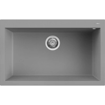 Elleci Quadra 130 gránit mosogatótálca - G48 Cemento