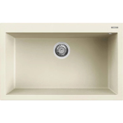 Elleci Quadra 130 gránit mosogatótálca - G62 Bianco Antico
