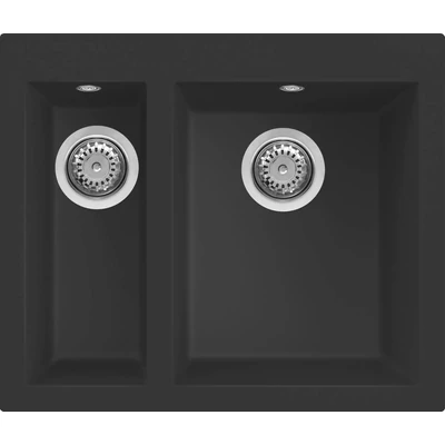 Elleci Quadra 150 gránit mosogatótálca - G40 Nero