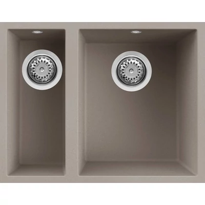 Elleci Quadra 150 Undermount gránit mosogatótálca - G43 Tortora