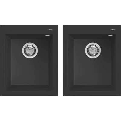 Elleci Quadra 200 gránit mosogatótálca - G40 Nero