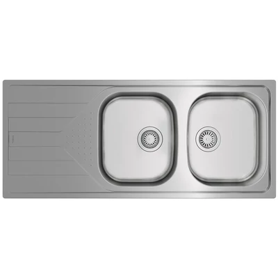 Teka Universe 80 T-XP 2B 1D rozsdamentes mosogatótálca - megfordítható kivitel