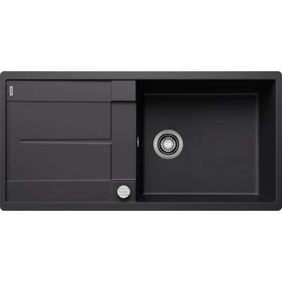 BLANCO METRA XL 6 S-F gránit mosogatótálca - excenterrel - fekete