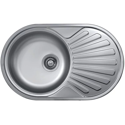 Livinox egykörtál csepptálcás mosogató 3 1/2" - EC-159K