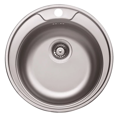 Livinox Rondo 145 egykörtálcás rozsdamentes mosogató 3 1/2" - EC-145K