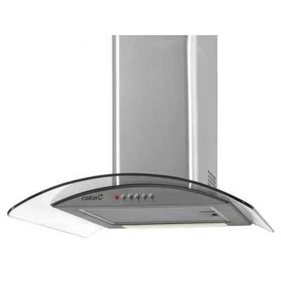 Cata C GLASS 500 LED fali kürtős páraelszívó - inox / üveg