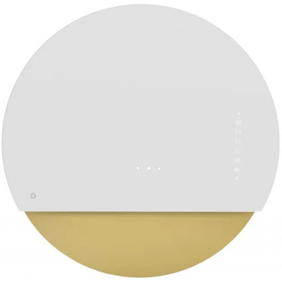 Ciarko Design Eclipse döntött ernyős fali páraelszívó - fehér / gold
