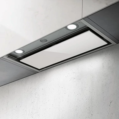 Elica Box In Plus IXGL/A/60 felső szekrénybe építhető páraelszívó - inox / fehér üveg