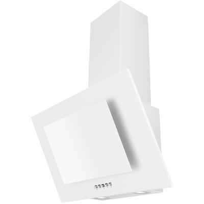 Evido Reflex 60W döntött ernyős fali kürtős páraelszívó - CHV6BW.1 - fehér üveg