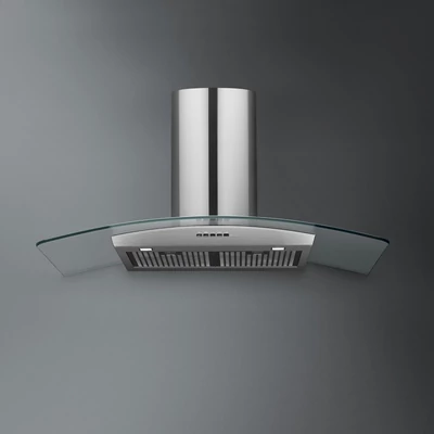Falmec ASTRA GLASS 90 fali páraelszívó inox / üveg