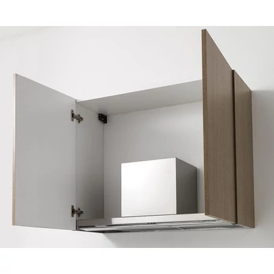 Kdesign K11-90 T500 felső szekrénybe vagy kürtőbe építhető páraelszívó - inox