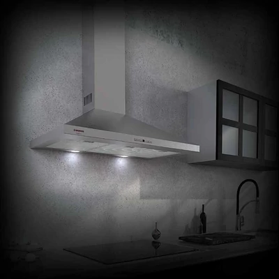 NODOR NorBreeze SCALA 60 X/B fali kürtős páraelszívó - inox
