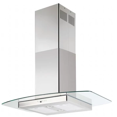Silverline Midnight Isola 4240 üveg ernyős sziget páraelszívó -  4240.9.652.02 - inox / üveg