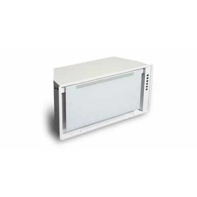 Sirius SL 913 78cm felső szekrénybe és kürtőbe építhető páraelszívó - fehér / üveg