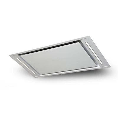 Sirius SLT 958 EM mennyezetbe építhető páraelszívó - inox / fehér üveg