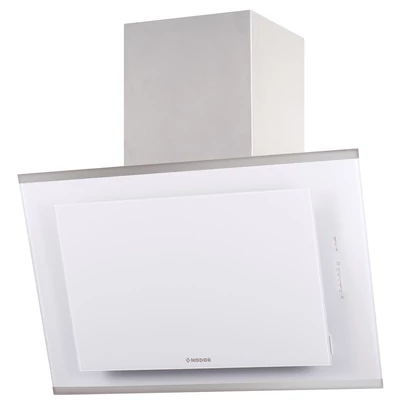 NODOR NOSTRUM 800 WH fali kürtős páraelszívó - inox / fehér üveg