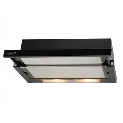 Cata TF-2003/60 LED BLACK GLASS teleszkópos páraelszívó - fekete üveg