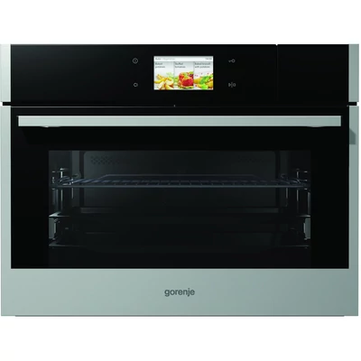 Gorenje BCS599S22X beépíthető kompakt gőzpároló sütő