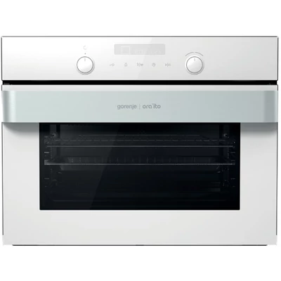 Gorenje BCM547ORAW beépíthető kompakt sütő és mikrohullámú sütő - fehér