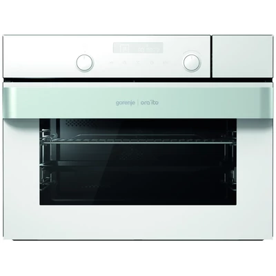 Gorenje BCS547ORAW beépíthető kompakt gőzpároló sütő - fehér