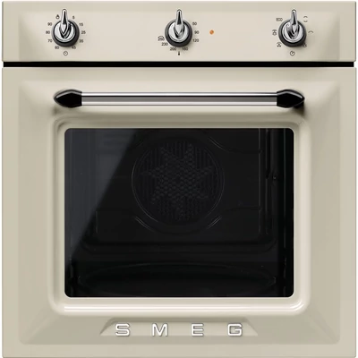 SMEG SF6905P1 beépíthető rusztikus légkeveréses sütő - bézs