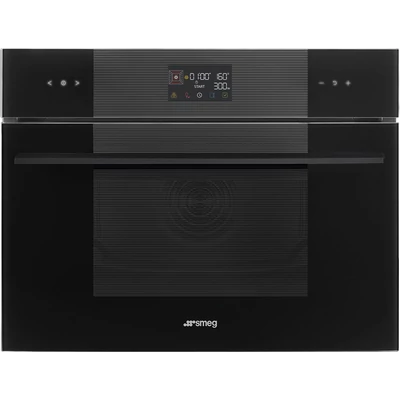 SMEG SO4102M1B3 beépíthető kompakt kombinált sütő mikrohullámú sütő