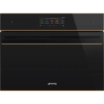 SMEG SO4606WM2PNR beépíthető kompakt kombinált sütő - mikrohullámú sütő