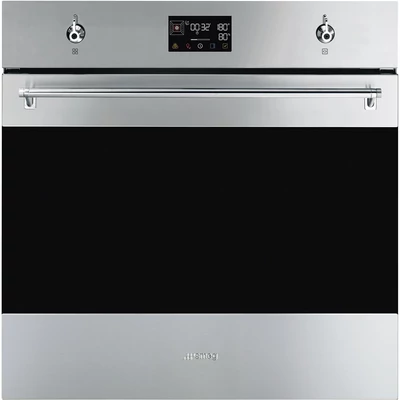 SMEG SOP6302S2PX beépíthető kombinált pirolitikus gőzpároló-sütő