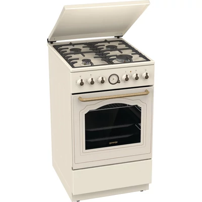 Gorenje GKS5C71CLI szabadonálló kombinált rusztikus tűzhely