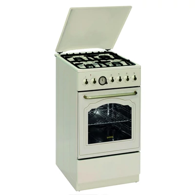 Gorenje K57CLI1 szabadonálló rusztikus kombinált tűzhely - elefántcsont szín