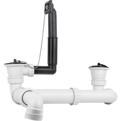 Kettős lefolyó gar. EZS12x4,EZ8x4 túlfolyóval